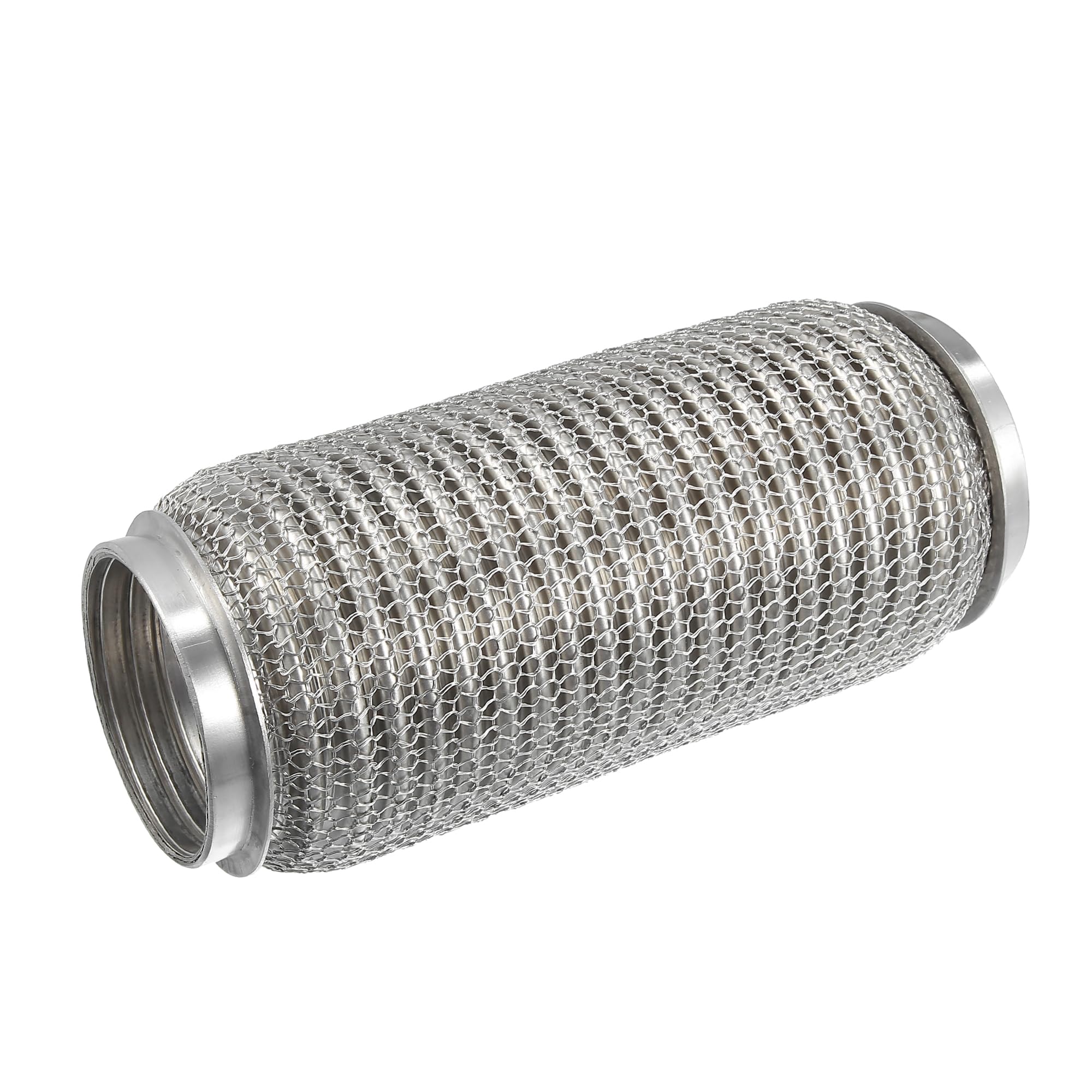 

ABSOPRO Car Exhaust Flexible Exhaust Flex Connector Pipe Universal for Durable Stainless Silver Tone Pipe, 63x203mm, Bellows, Cars, Steel,
