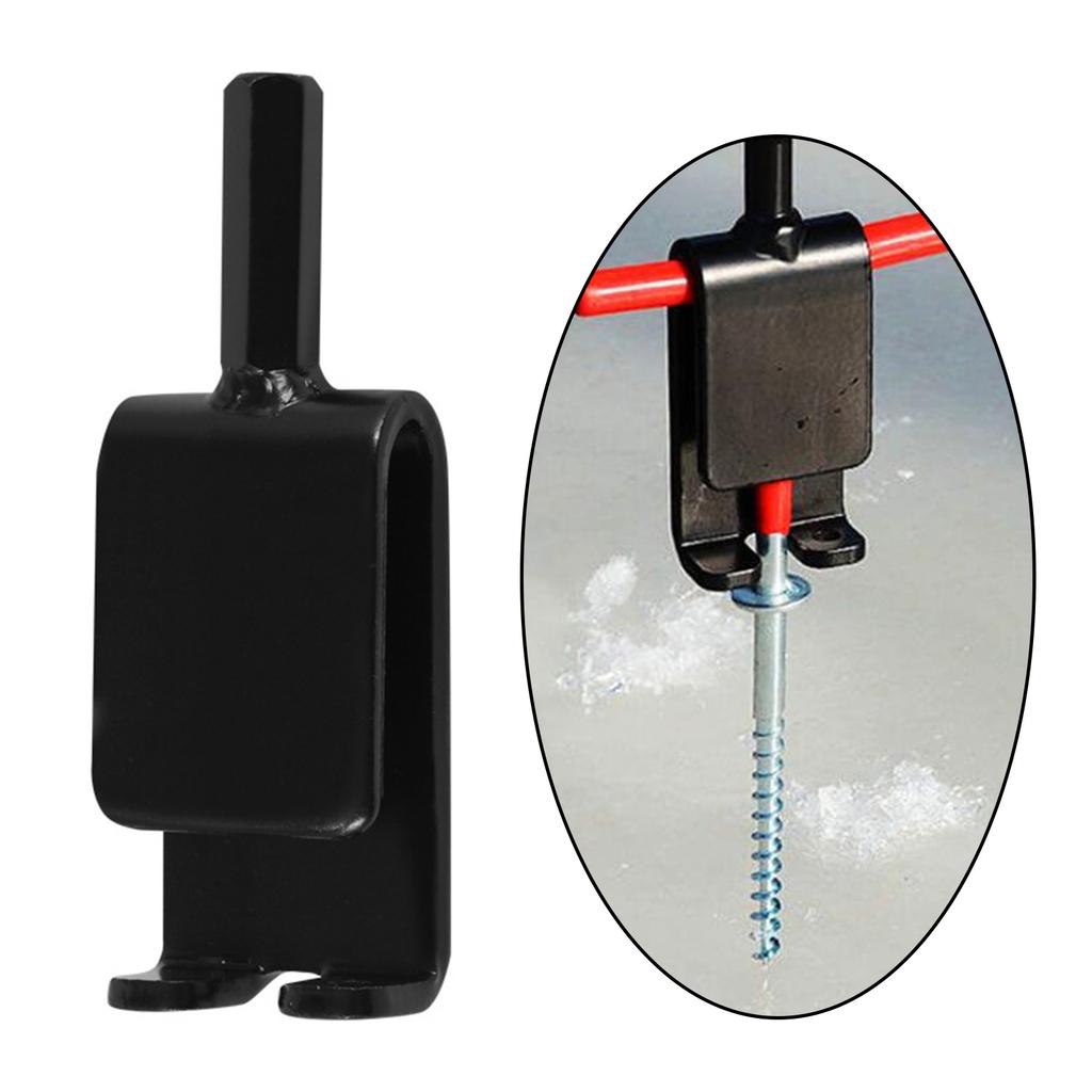 Ice Anchor Drill Adapter for Ice Stakes Ice Fishing Shelter Accessories Power Drive Drill Practical Ice Fishing Anchor Tool