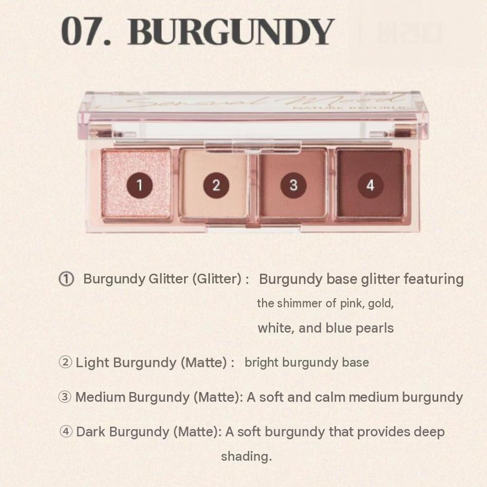 Nature Republic Daily Basic Palette-4 (Color Options)