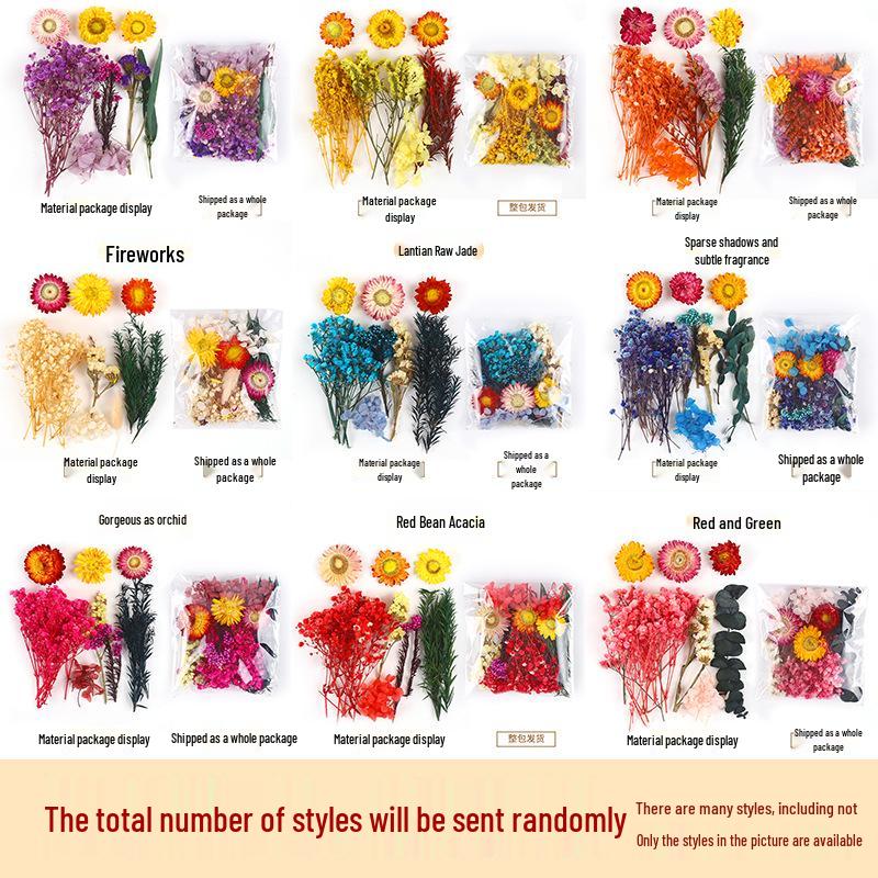 Eternal Dried Flower Photo Frame Decoration – Handmade Air-Dried Bouquet Ornament for March 8th