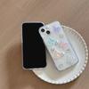 Color Butterfly Rhinestone Pearl Mobile Phone Case For Iphone17Promax Fine Hole All-Inclusive Apple 16 Anti-Drop Soft