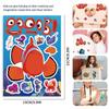 8/16 Blätter Findet Nemo Cartoon Puzzle Aufkleber Gesicht gestalten DIY Lustiges Thema Party Spiel Puzzlespiel Aufkleber für Kinderspielzeug