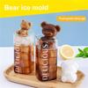 Cute 3D Bear Shape Silicone Ice Cube Mold Ice Grinder Ice Cream Making Molds Cold Drink Coffee DIY Tools for Home Use