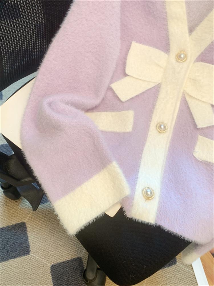 Кардиган с бантом — фото 10