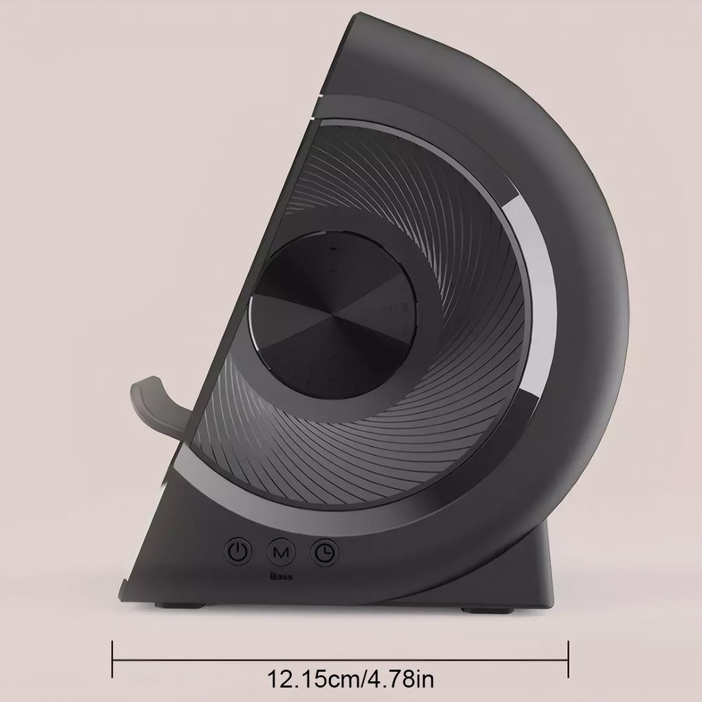 

Беспроводная Bluetooth-колонка 3 в 1 Модная Портативная Уличная Колонка со Светодиодным Дисплеем, Будильником и Быстрой Зарядкой чёрный