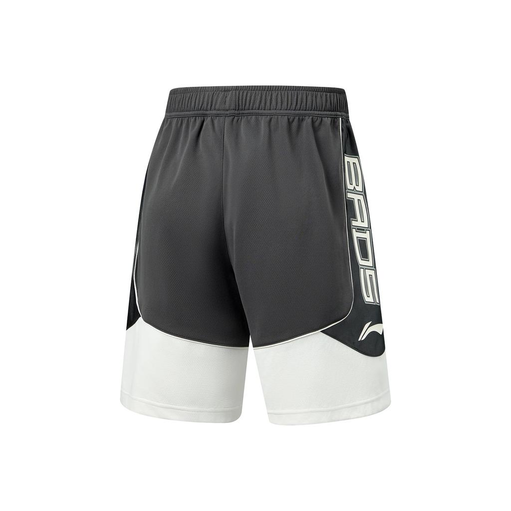 Li-Ning Badfive Quick-Dry Color Block Letter Basketball Shorts Men Shorts AAPW045-4