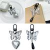 Chinese Style Phone Chain Calligraphy Butterfly Pendant Keyring Cellphones Strap