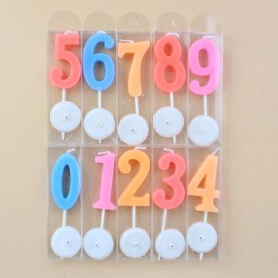 Digital Candles Birthday Cake Candles PVC Box Individually Packed Private Baking Packaging