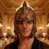 Horned Hat Roman Battle Costume Accessory Soft Latex Ancient Fighter Helmet For Role Playing And Cosplay