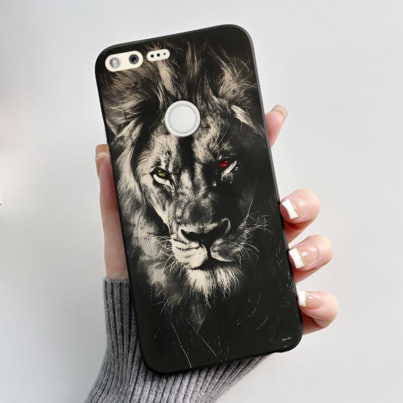 Luxury Cute Love Rabbit Cartoon Funny Case For Google Pixel XL Pixel1 1 XL Black Silicone Soft Phone Case Protective Back Cover