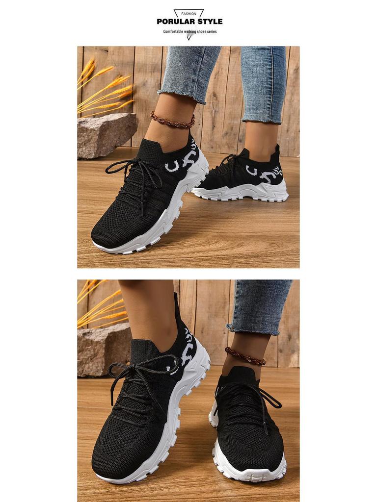 2025 Women's Spring & Autumn Fashion Mesh Breathable Casual Sneakers