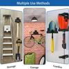 Iron Construction Wall Mounted Trimmer Rack Heavy Duty Lawn Mower Storage Rack  For Dad
