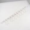 Non Punching Long Row Hook Plastic Cabinet Hook Multifunctional Track Row Hooks  Kitchen