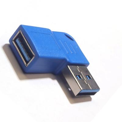 90 Degree Right Angle USB3.0 Male To Female Adapter Space Saving 5Gbps Extension Connector for Computer Printer Camera