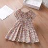 Girls Summer Cotton Princess Dress Stylish Kids Party Gown Baby Toddler Casual Sundress For Children