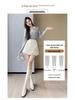 Women's High Waist Wool Pleated A-line Skirt with Anti-exposure Shorts - 2025 Autumn/Winter Collection