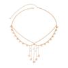 Sexy Metal Star Butterfly Waist Chain Beach Wind Waist Chain Pearl Chain Tassel Body Chain