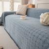 Solid Color Chenille Sofa Cover Modern Minimalist Full Coverage Slipcover Blanket
