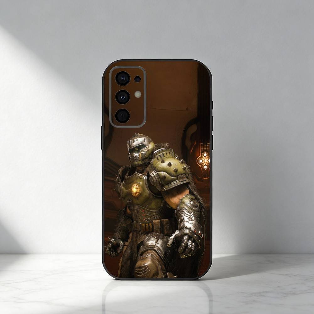 Game D-DOOM Printed  Phone Case For Samsung S25,S24,S21,S22,S23,S30,Ultra,S20,Plus,Fe,Note,5G Black Cover