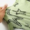 Men's Plus Size Star Print Textured T-Shirt, Casual Loose Short Sleeve Tee (5XL-11XL)