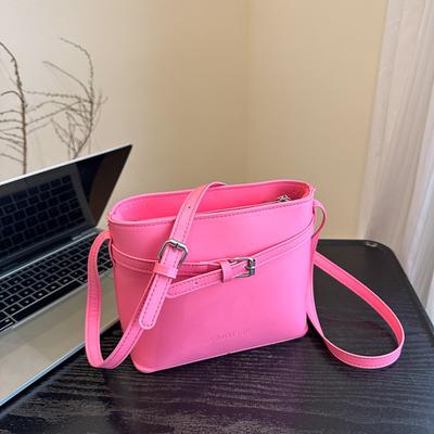 Fashion Minimalist Casual Bucket Bag Women's Spring New Simple Small Fresh Commuter Shoulder Messenger Bag