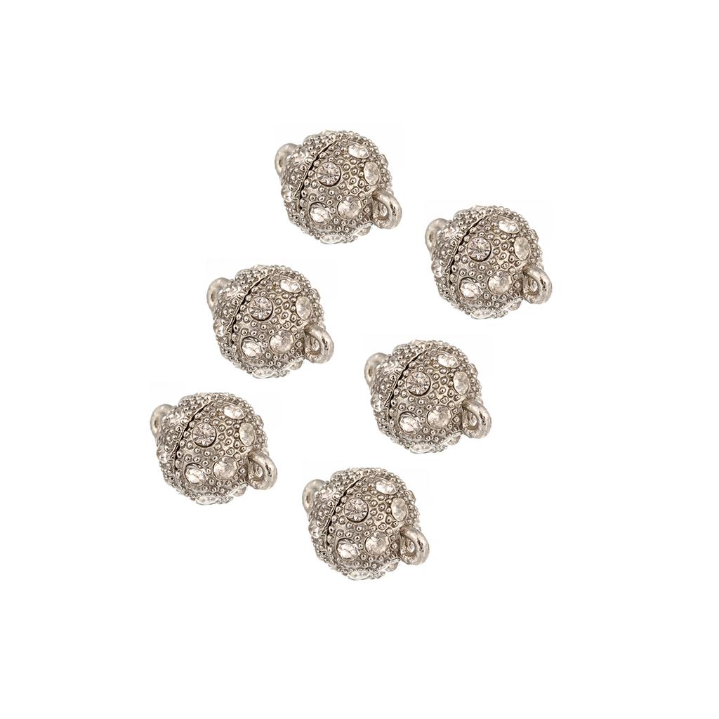 5 Stück/Lot Kristallstarke Magnetverschlüsse für Halsketten und Armbänder, Schnallen, Hakenverschlüsse, Endverschlüsse, Verbindungsstücke für die Schmuckherstellung
