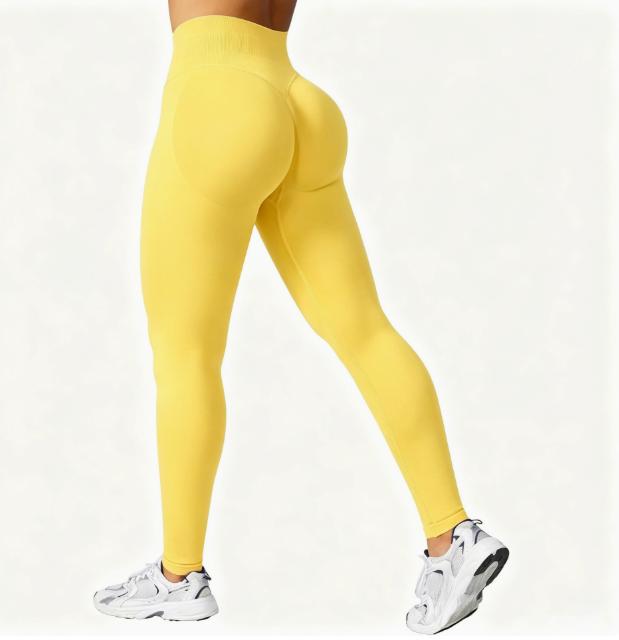 Seamless High Waist Yoga Pants for Women with Butt Lifting Compression - Workout Leggings for Running Gym Fitness