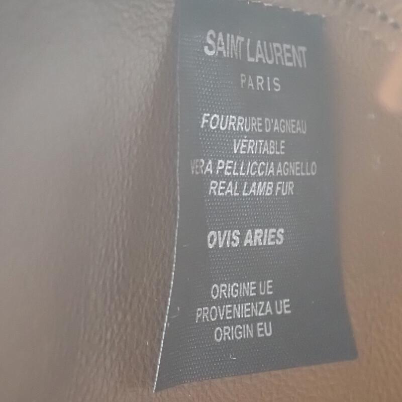 Saint Laurent 65722811ZLW Shoulder Bag Brown Suede/Bore Women