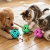Washable Treat Dispensing Ball TPR Rubber Dog Molar Toy Safe Dog Chew Ball  Interactive Play