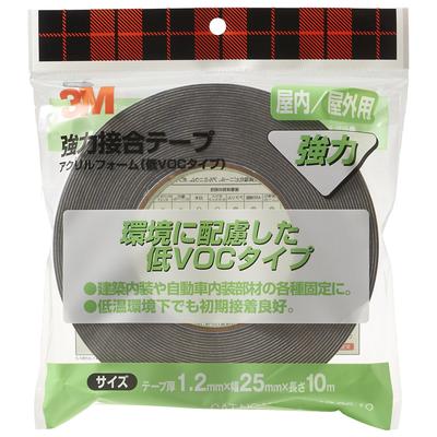 3M VHB Structural Bonding Tape Low VOC Type 25X10 R Y4825K-12