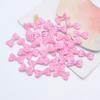 Wholesale 1000Pcs 15*9mm Glitter Leather Padded Bow Tie Appliques for DIY Crafts Hat Patches Headwear Hairpin Decor Accessories