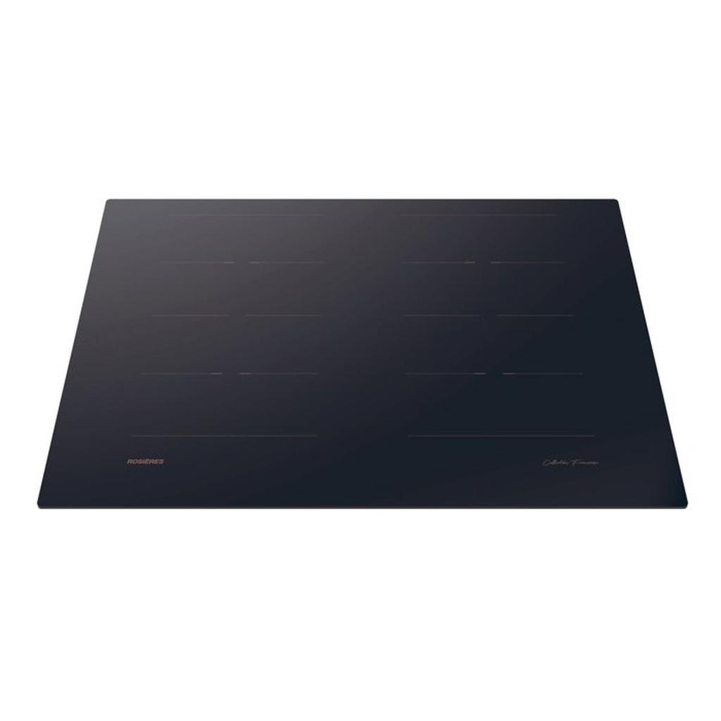 Plaque de cuisson induction ROSIERES RIFS744SCA - Double full zone - 4 foyers - 7400 W - L 70 cm - Fabrication française