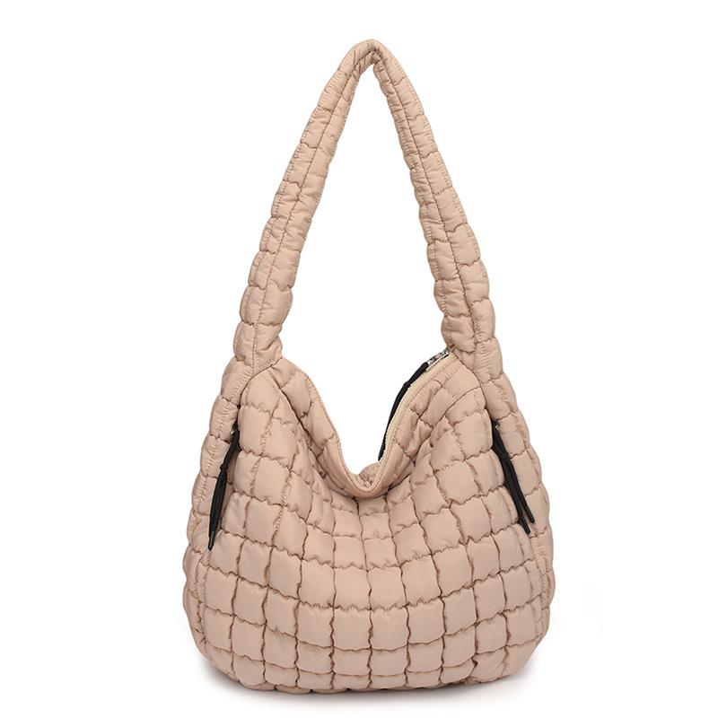 Pleated Cloud Bag 2025: Large Cotton Tote, Korean Style Crossbody & Shoulder Bag