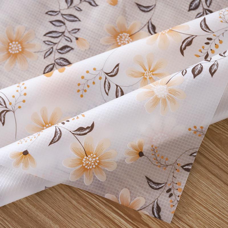 Eco-Friendly PVC Tablecloth: Waterproof, Heat-Resistant, and Oil-Proof Dining and Coffee Table Cover.