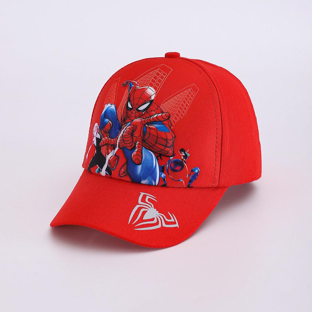 Spider Man Pattern Cartoon Kids Baseball Cap With Sunshade For Spring Outdoor Play