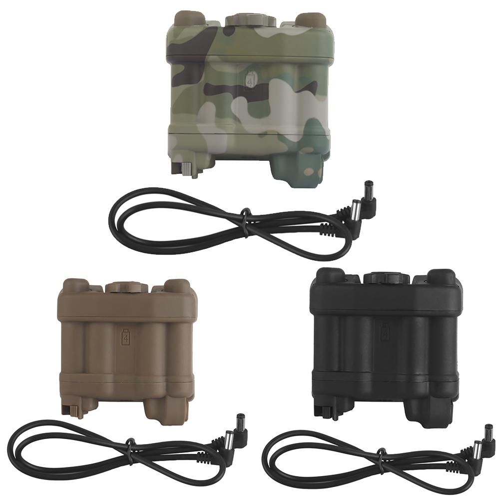 Batteriekasten-Haltesystem Verstellbar Helm NVG-Batteriebeutel Helm-Batteriebox-Tasche für AN/PVS31 Batteriebox