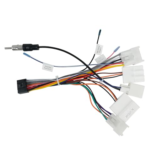 

ATOTO AC-ITY200 16 Pin Wiring Harness for Select Toyota Car Models, Plug and Play,