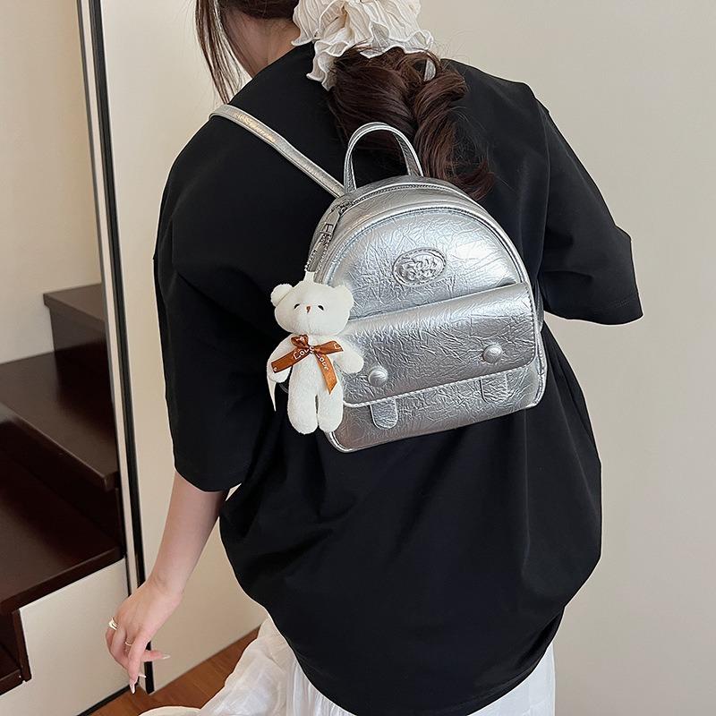 Retro Mini Backpack Women's New Autumn and Winter High-end Sense Light Travel Small Backpack Schoolbag