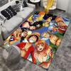 Anime Style Carpet with Colorful Characters and Tropical Theme Suitable for Use As an Anti-slip for Living Room Bedroom Sofas