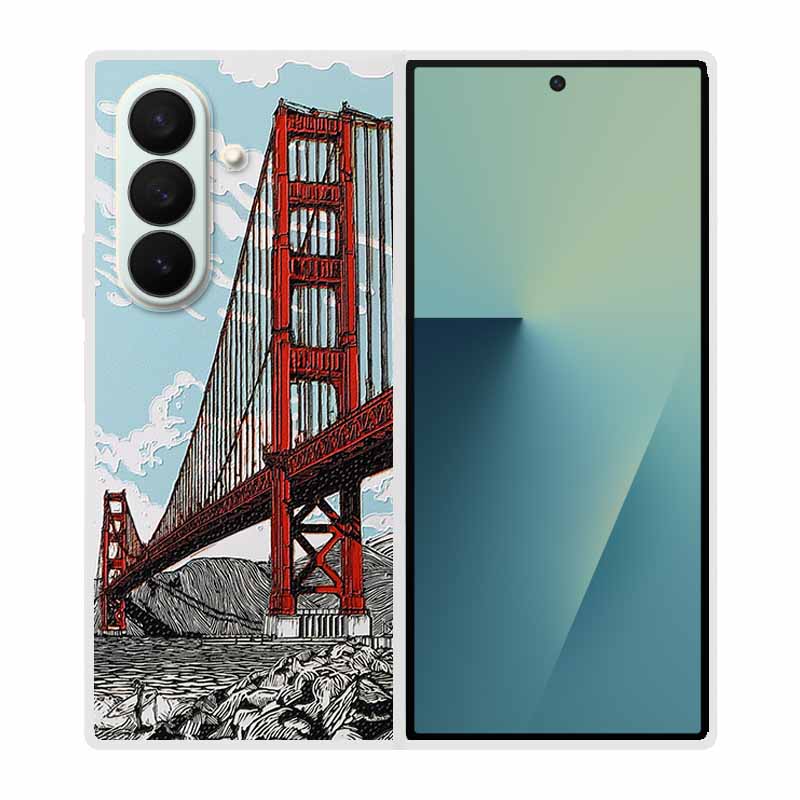 For Samsung Galaxy Z Fold 7 Case Transparent Plastic Hard Back Cover Coque For Samsung Galaxy Z Fold7 5G Phone Case Cover ZFold7