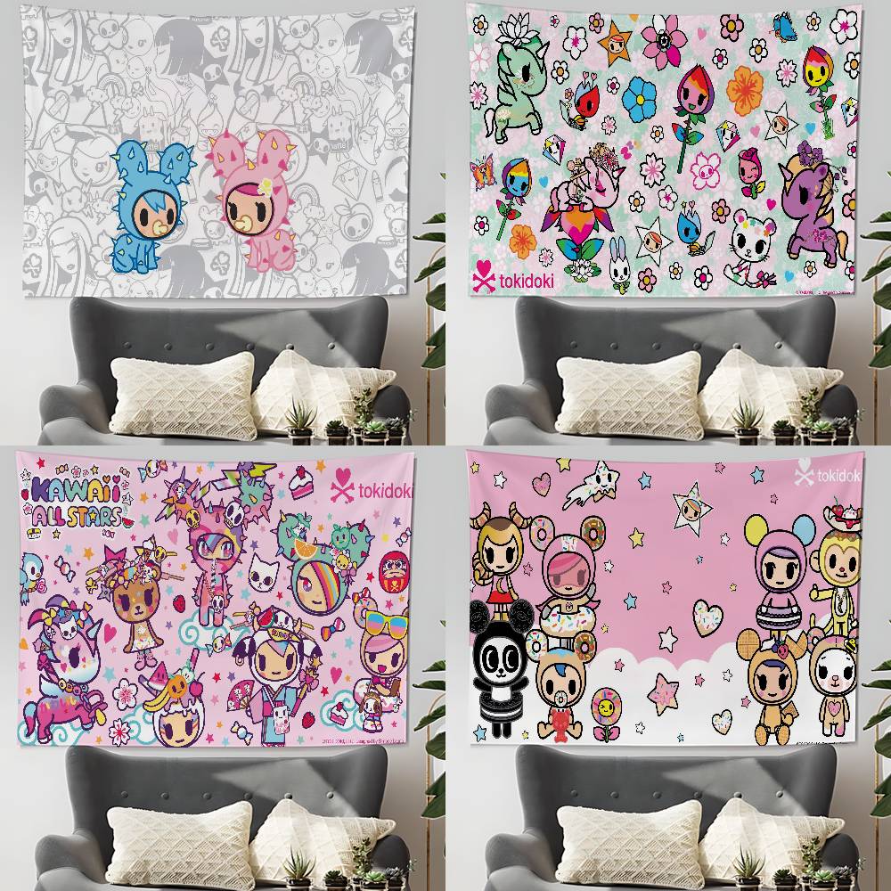 Japan TTokidokiS Tapestry Wall Hanging Tapestry Art Deco Blanket Curtain Hanging At Home Bedroom Living Room Decor