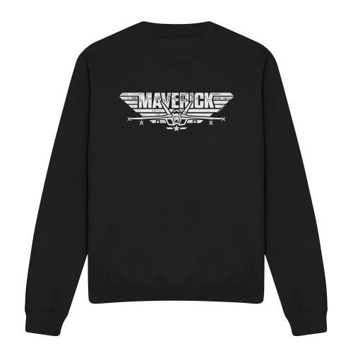 Top Gun Unisex Adult Maverick Logo Sweatshirt