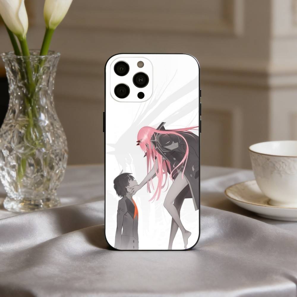 D-Darling In The F-Franxx Z-Zero Two Phone Case For iPhone 17pro,16,15,14,13,12,11 Plus,Pro Max,XS,Soft Silicone Black Cover