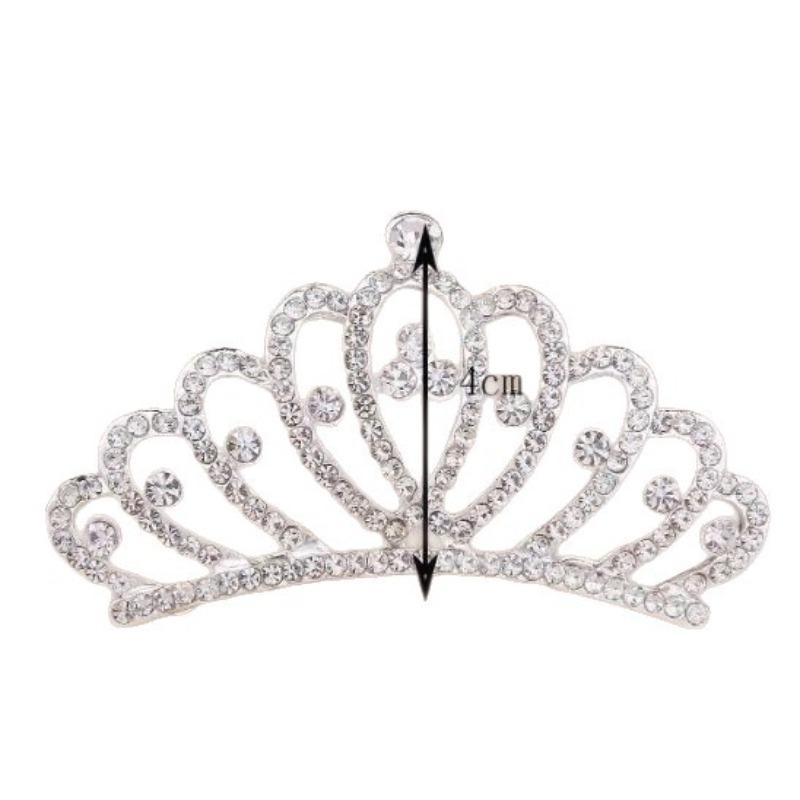 Crown Hair Comb Light Luxury and High End Crown Exquisite Banquet Headband Dancing Girl Hair Accessories