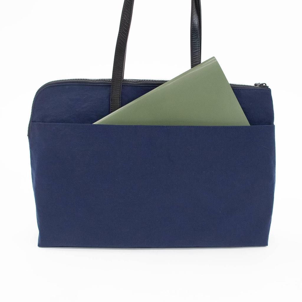 Elephant tote habit neo nylon tote bag Lightweight PC storage [Root] "KONBU®" <UNISEX>TOTEBAG water-repellent (pistachio)