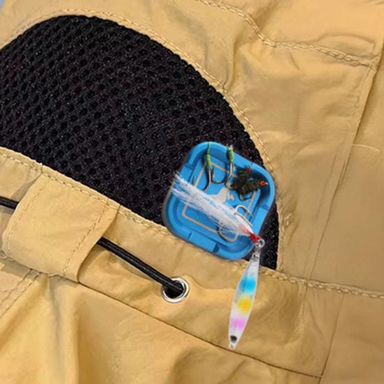 Magnetic Fly Patch Fishing Accessories Anodized Surface Strong Magnetic Force Compact Design Portable Fishing Tackle Tool