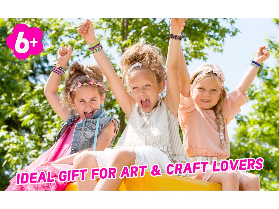 Kids DIY Friendship Bracelet Weaving Toy Set