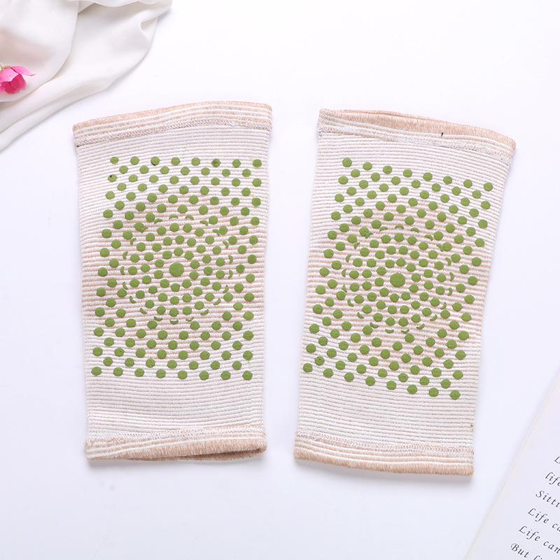 

**Двусторонние эластичные наколенники с точечной матрицей из полыни для всесезонного тепла**