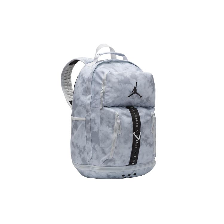 Jordan Zaino Sportivo Tempo Libero Poliestere Medio Zaino Unisex Floreale-Grigio 9A0743-P23