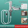 304 Stainless Steel Soap Dispenser with Press Pump for Dishwashing and Vegetable Washing Basin
